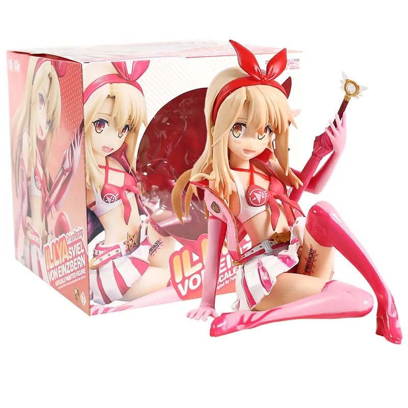 Fate/Kaleid Liner Prisma Illya Racing Illyasviel/Chloe сексуальная девушка ПВХ фигурка Коллекционная фигурка игрушка кукла - Цвет: Illya box