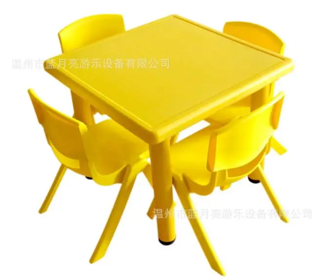 Квадратные детские столы 60x60x45 см стол для детского сада со стульями детей 1 2
