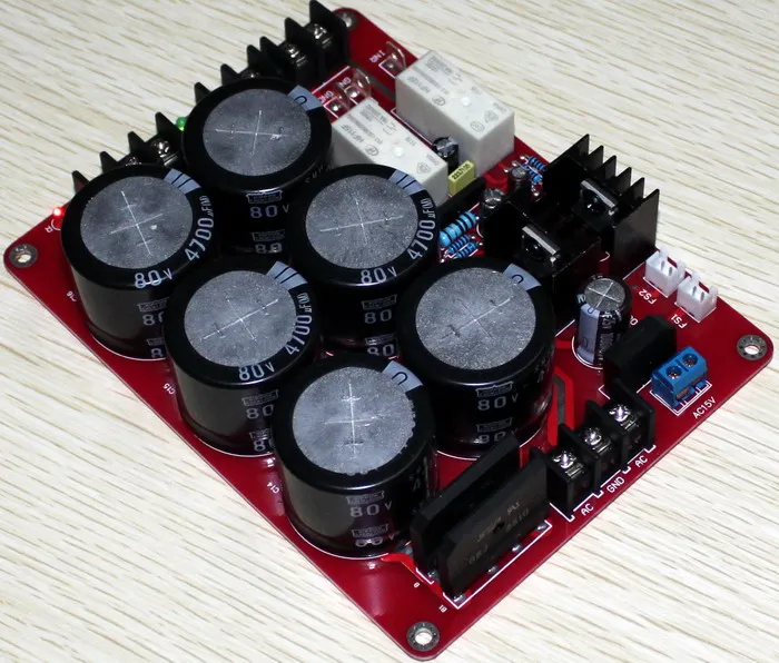 6PCS 4700UF/80V Filter capacitor 25A rectifier amplifier Power filter