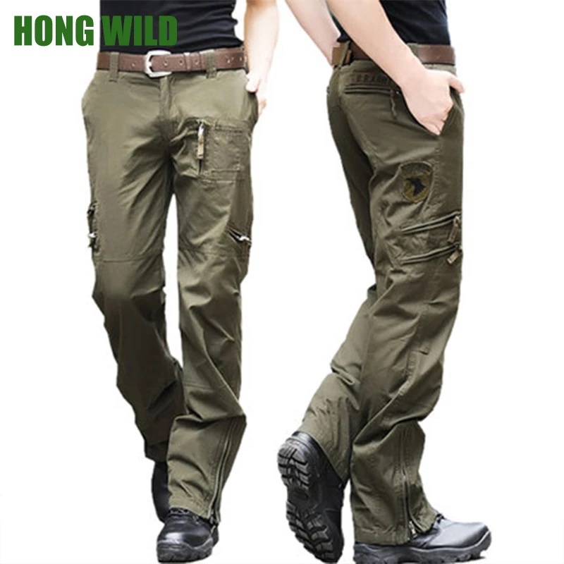 

Men's Camouflage Cargo Pants Male 101 Airborne Cotton Multi Pocket Military Tactical Pants Casual Plus Size