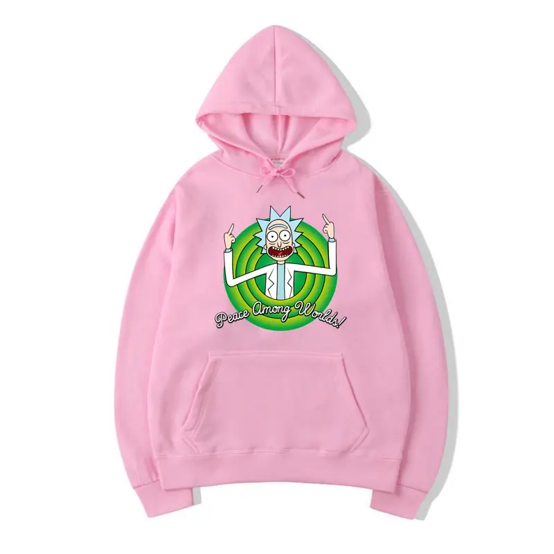 

2019 Autum New Design Rick and morty Mens Hoodies Cotton Funny Print Hoodie Man Fashion Rick morty Casual Hoodie Sweatshirt