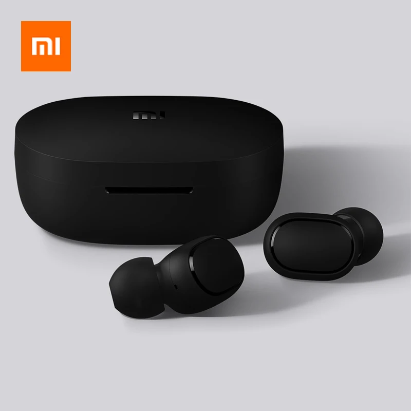 Оригинальные Xiaomi Redmi Airdots TWS Беспроводные Bluetooth 5,0 наушники стерео Бас Беспроводные наушники с микрофоном для iPhone Xs Xr huawei