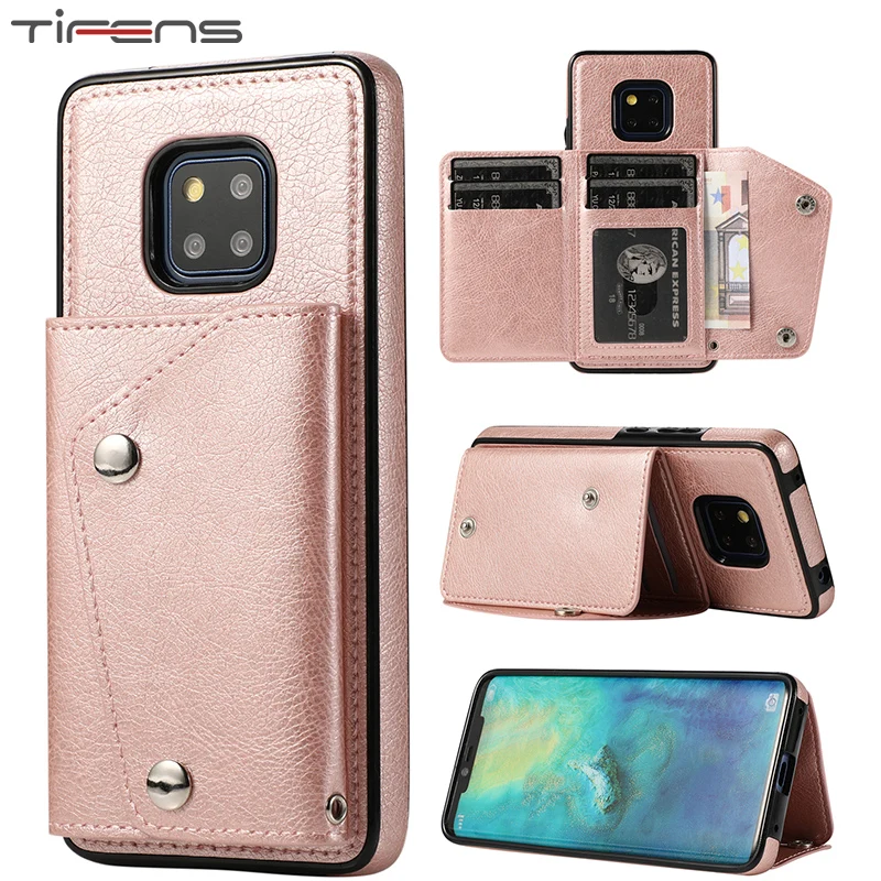 

Luxury Leather Wallet Hawei Mate20pro P30pro Card Holder Stand Phone Back Cover Case For Huawei P30 Mate20 Pro Lite Coque Mujer