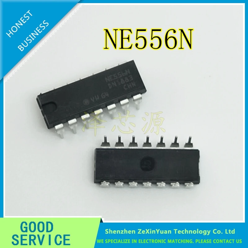 

20PCS/LOT NE556N NE556 556 DIP-14 Dual Bipolar Timer IC