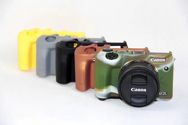 Soft Silicone Rubber Camera Protective Body Cover Protector Case Bag Skin For Canon EOS M6 EOSM6 | Электроника