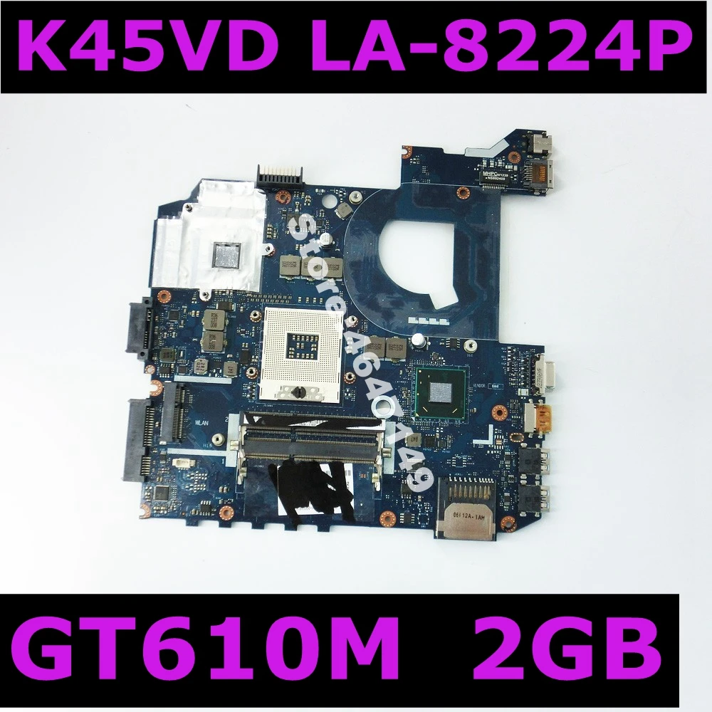 K45VD QCL41 LA-8224P اللوحة Rev: 1.0 GT610M 2 GB ل ASUS K45V A45V A85V P45VJ K45VM K45VS اللوحة المحمول 100% اختبار