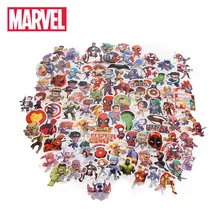 101 шт./компл. Marvel игрушки Мстители завершающей наклейки супер герой "," Халк "," Железный человек "," Человек-паук "с изображением Капитана Америки, автомобильный стикер для багажа