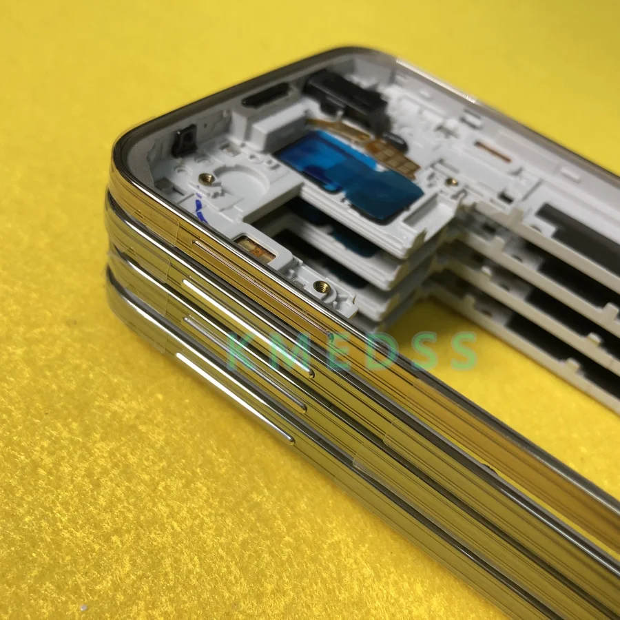 Полный Корпус чехол для Samsung Galaxy S5 I9600 G900F G900H ЖК-дисплей панели средняя рамка Батарея дверь задняя крышка+ передний Стекло объектив+ Инструменты