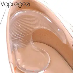 Vopregezi 5 пар прозрачный силиконовый коврик для ног невидимым Стельки ортопедические для каблуки Поддержка против скольжения пятки