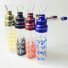 SWSMOK стеклянная популярная бутылка водопровод переносной мини-кальян табак для кальяна курительные трубы для курения Металлический Трубчатый фильтр