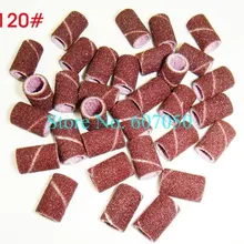 200 шт. x 120# Шлифовальная Пилка Для ногтей ленты шлифовальные барабаны Dremel ротационный Полирующий колесо- Оптом