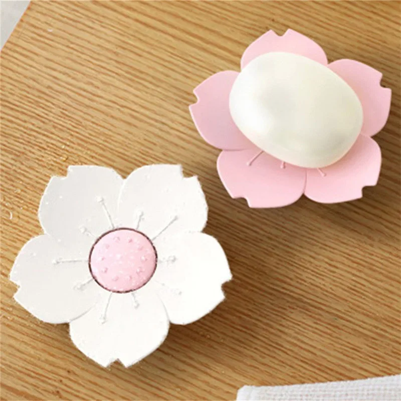 Креативный слив вишневого цвета мыльница цветок вишневого цвета мыльница для ванной комнаты инструменты Sakura мыльница
