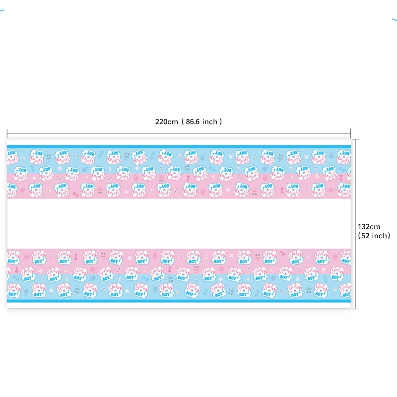 1 комплект синий розовый Пол раскрывает одноразовая бумажная посуда чашка гирлянда соломинки скатерть детский душ вечерние принадлежности для декора