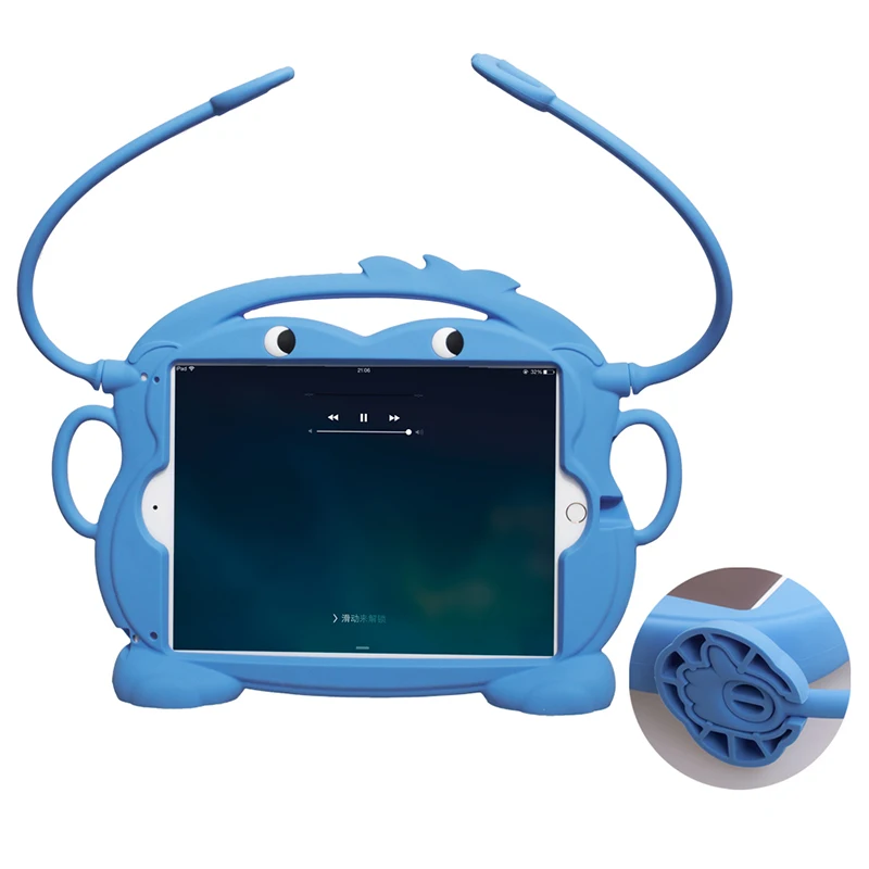 CHINFAI Детский дружественный силиконовый чехол для iPad Mini 1 2 3 4 5 7,9 противоударный нетоксичный чехол для iPad Air2 Pro 9,7''