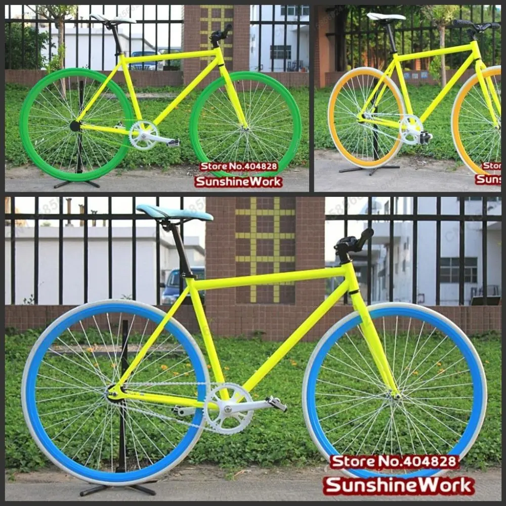 yellow colour gear cycle