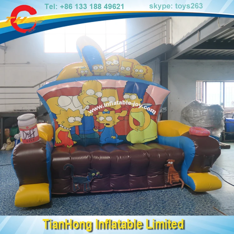 Pink Inflatable Throne Chair Pink Inflatable Throne Chair