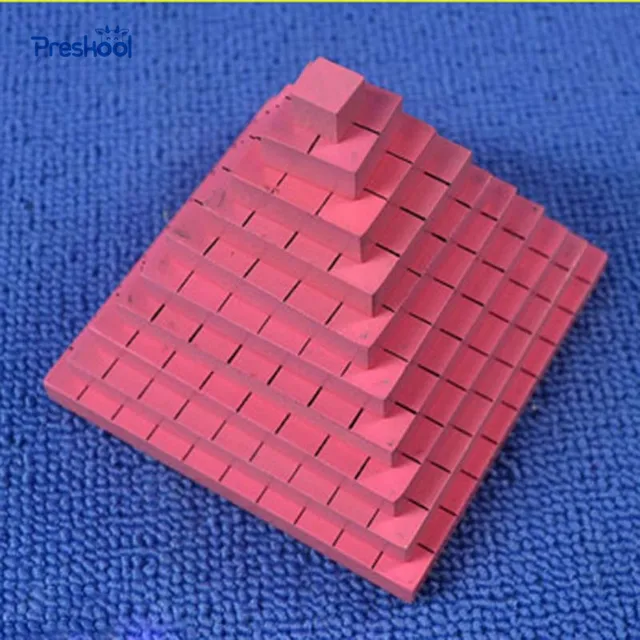  US $13.79  Preskool Baby Toy For Children Montessori Teaching Aids Square Number B Standard Edition Early Chil