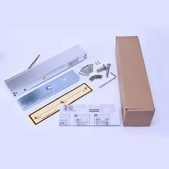 

500kg 1200lbs Holding Force 12V Electric Magnetic Door Lock with LED Outdoor Aluminum Alloy Material Electromagnetic Door Locks