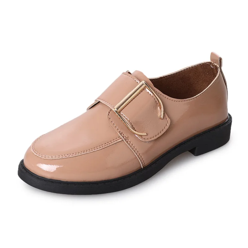 

Spring Black Flat Loafers Women Genuine Leather Casual Flats Female White Loafer Shoes Fashion