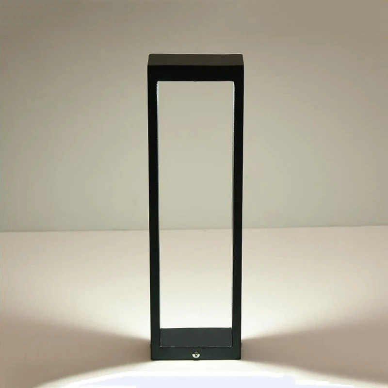 

Modern simple outdoor lawn light,rectangle shape creative garden corridor villa lamps H:80cm 10W