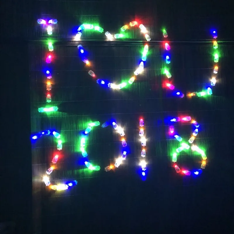AJP 100 шт. светодиодный фонарик для бумажных фонарей латексные светящиеся шары Рождество Свадьба День Рождения вечерние принадлежности