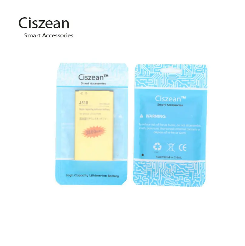 Запасной аккумулятор Ciszean 1x3800 мАч EB BJ510CBC золотой для Samsung Galaxy J5 (6) 2016 SM J510 J510FN J5109