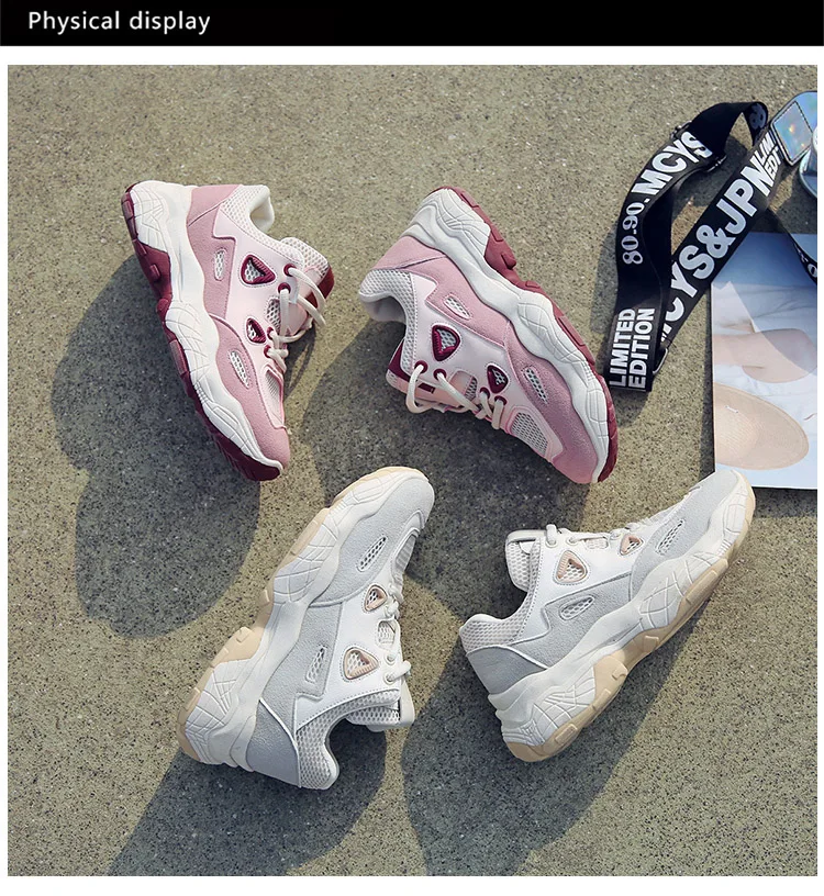 Sooneeya/плотные дышащие кроссовки для папы; женские белые, бежевые, розовые кроссовки с амортизацией; женская обувь на толстой резиновой платформе