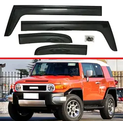 Для Toyota FJ Cruiser 2007-2019 пластиковый внешний козырек вентиляционные Шторы окно Защита от солнца и дождя дефлектор 4 шт