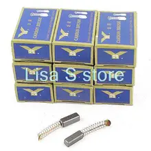 2 шт 20x6x6 мм 0,6" x 0,24" x 0,2" электроинструмент электрический двигатель угольные щетки Замена автомобиля