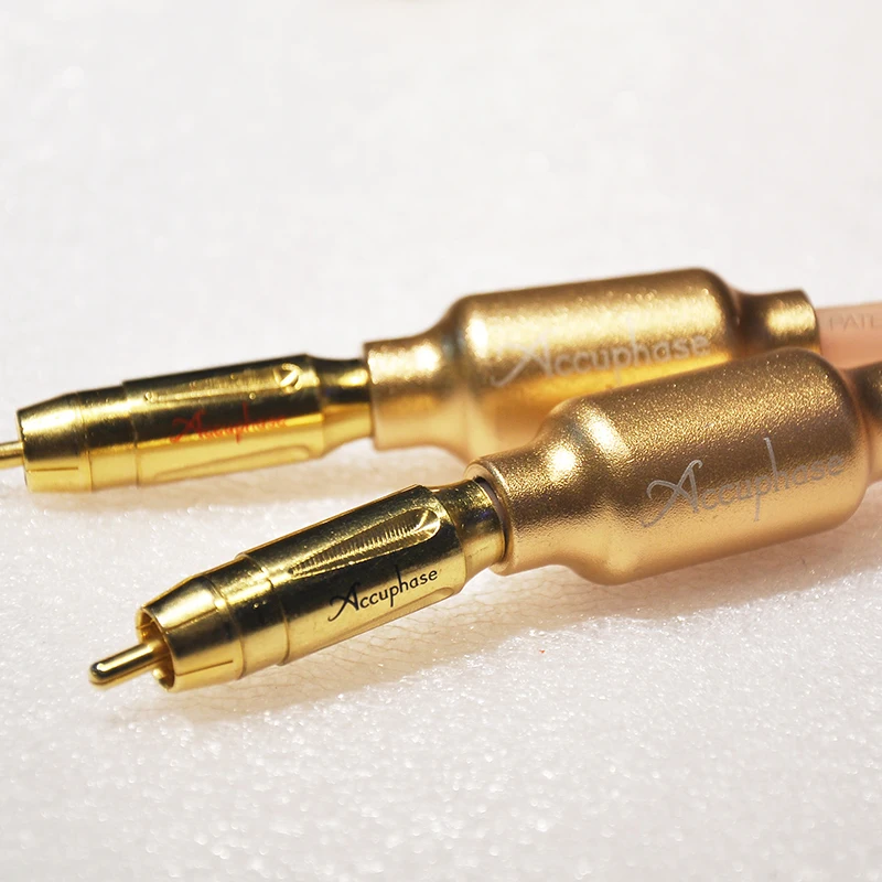 Аудиокабель Hifi с серебряным покрытием и соединительным кабелем RCA из чистой