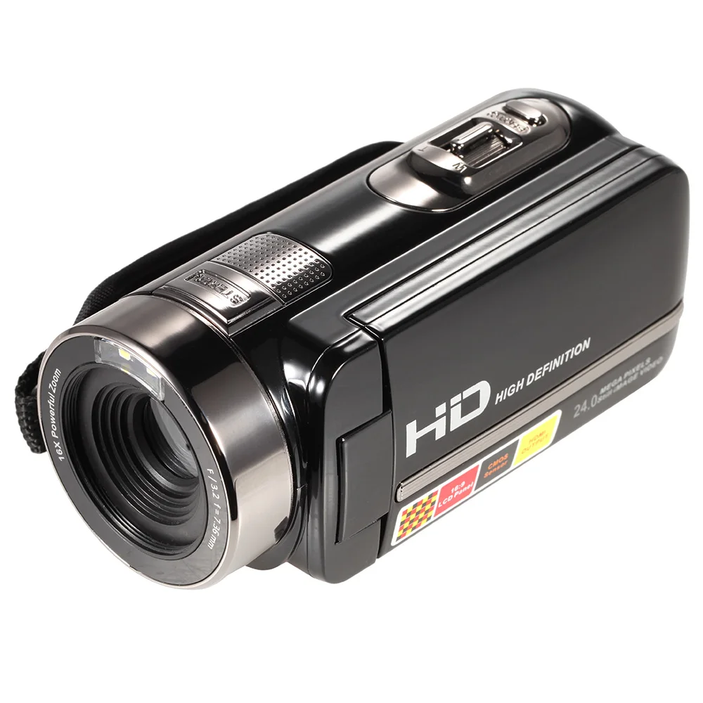 HDV-301S 1080P Цифровая видеокамера 24MP 3," ЖК-сенсорный экран 16X цифровой зум ночная съемка DV с пультом дистанционного управления