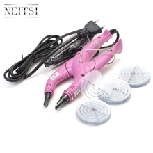 Neitsi 50 шт. теплозащита+ Loof Fusion Кератиновое склеивание тепла волос разъем для наращивания железа евро разъем для укладки волос салонные инструменты