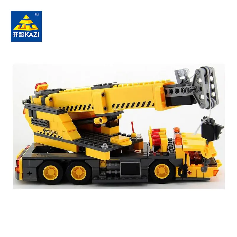 

KAZI City Build Building Blocks 3D Crane Model DIY Building Blocks 380+pcs Bricks Toys For Children