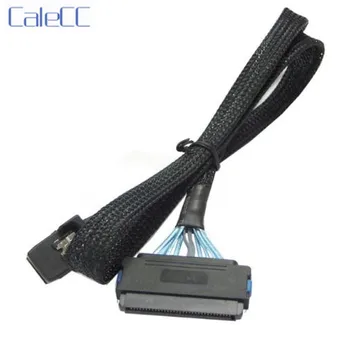 

1M SFF-8484 SAS 32Pin 4i to SFF-8087 Mini SAS 4i 36Pin Cable Server Raid Cable