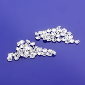 

GH near white color 1ct/pack white loose diamond beads 1.20mm round brilliant moissanites stones for jewelry making