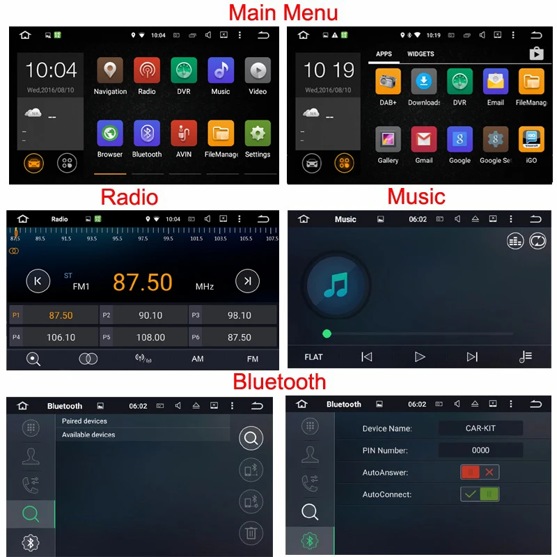 Clearance 7 Car Android 9.0 NO DVD GPS Player for Land Rover Freelander 2 Multimedia Stereo Bluetooth 1024*600 Camera input Wifi/4G DAB+ 23