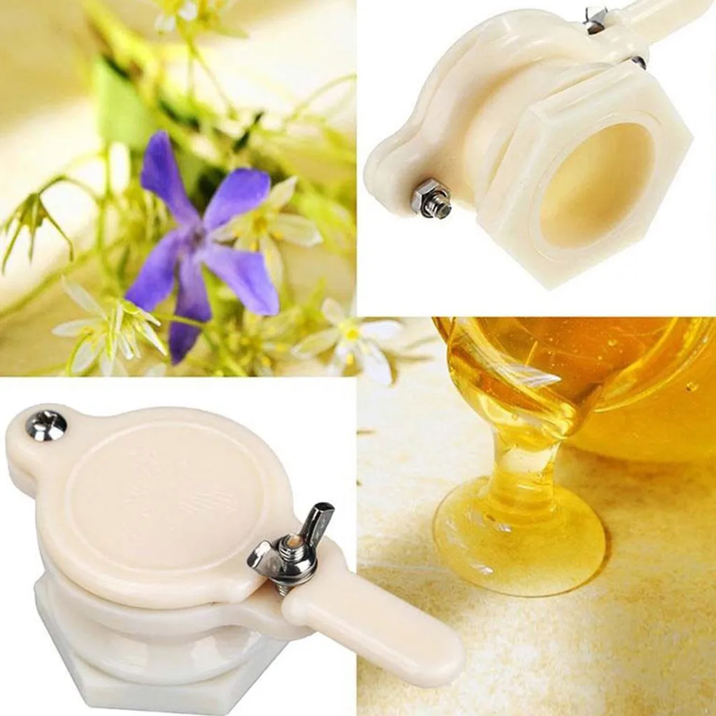 

Plastic Bee Honey Tap Gate Valve Beekeeping Extractor Bottling Tool good seal Reusable durable Non-toxic Creative practical