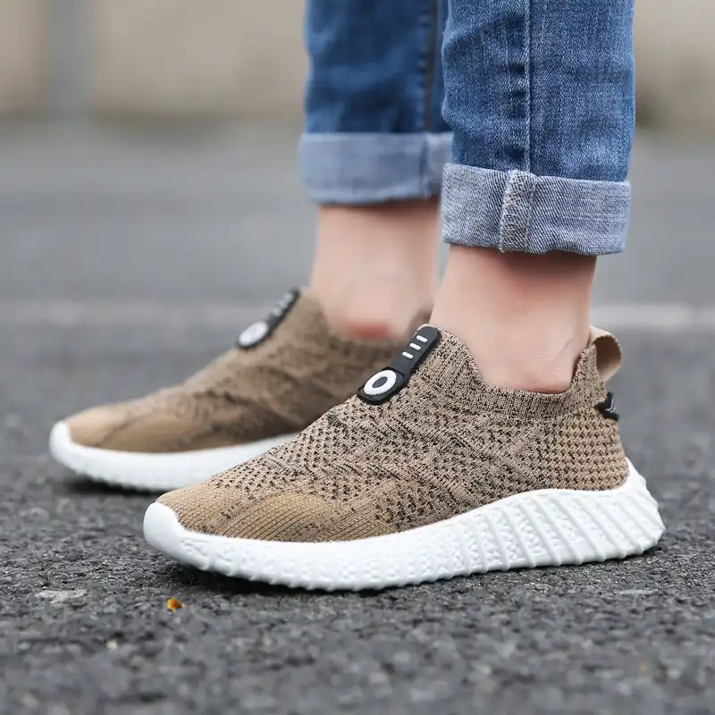 Showudesigns Chaussures de Sport sans Lacet Mesh Chaussures de Marche Antid/érapant et l/ég/ères pour Femmes