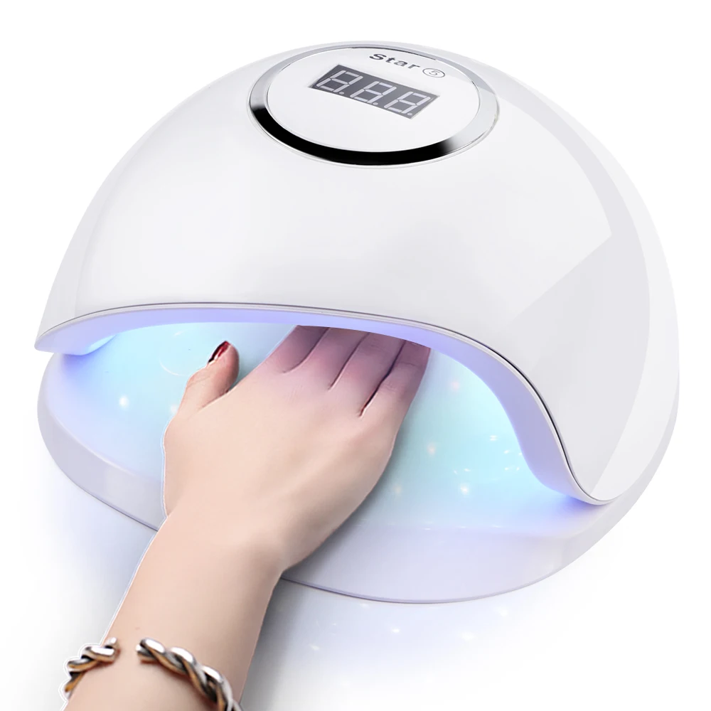 Ferramenta da Arte do Unha Rápida para o Polonês do Unha Emissor de Luz Gel para a Lâmpada do Manicure do Prego Estrela Conduziu - uv Lâmpada Sun Unha Secador Secagem Diodo Construtor 2021 5 80w 8 Cheap Secadores de unhas