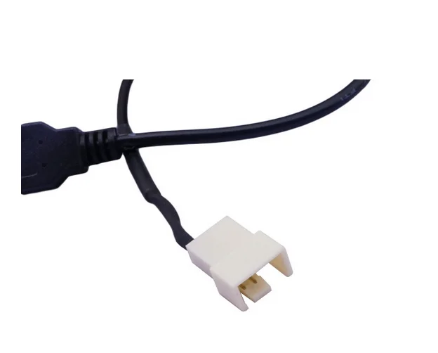 10 قطعة USB وذكر إلى مروحة 2pin 3-دبوس 3pin/4-دبوس 4pin كابل محول ل 5 V