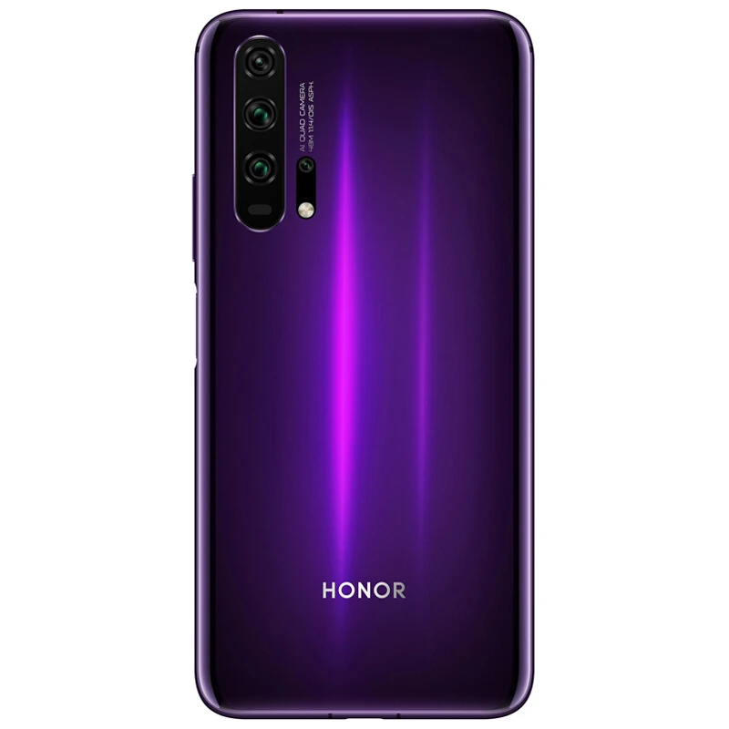 Мобильный телефон Honor 20 Pro Kirin 980, Android 9, 6,26 дюймов, ips, 2340X1080, 8 ГБ ОЗУ, 128 Гб ПЗУ, NFC, Мп+ 32 МП, отпечаток пальца