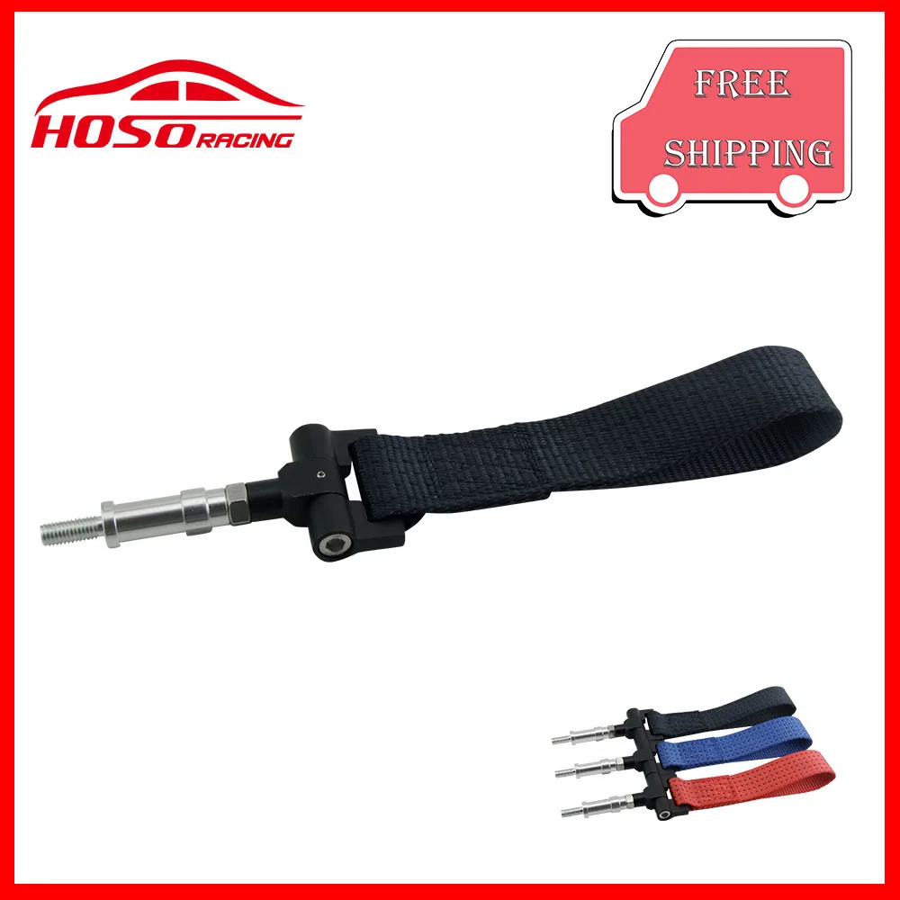 Racing tow strap Screw on High Quality Nylon car tow strap/tow ropes