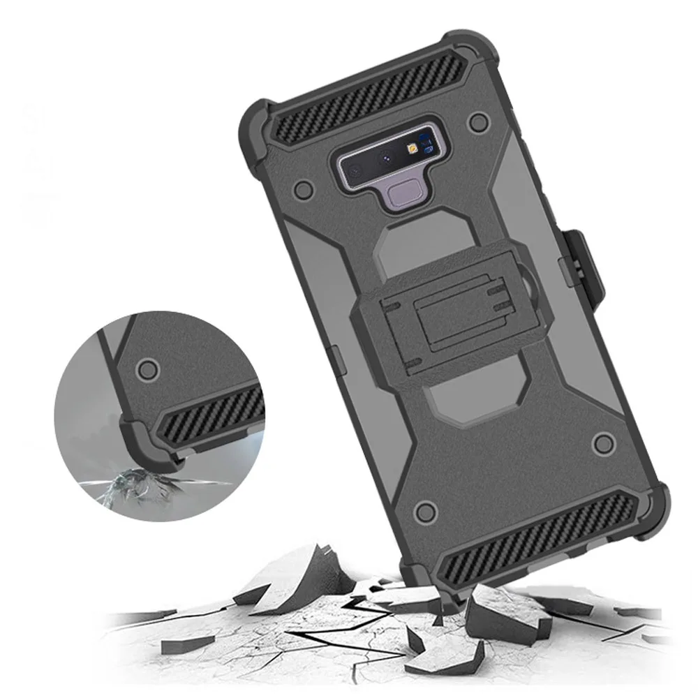  Heavy Duty Hybrid Rugged Case For Samsung Galaxy Note 9 Shockproof Hard Stand Belt Clip Holster Cov