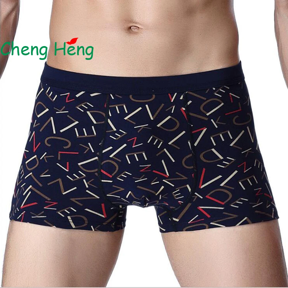 CHENG HENG High Quality Cotton Underwear Men's Hot Sale Explosion Men's Boxer Cotton Breathable Comfortable Underwear Men