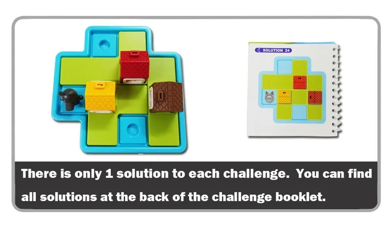 Детские умные настольные игры в прятки три маленьких поросенка 48 вызов с раствором игры IQ Обучающие игрушки для детей Oyuncak