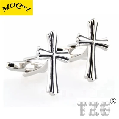 

TZG11118 Cross Cufflink Cuff Link 1 Pair Free Shipping Promotion
