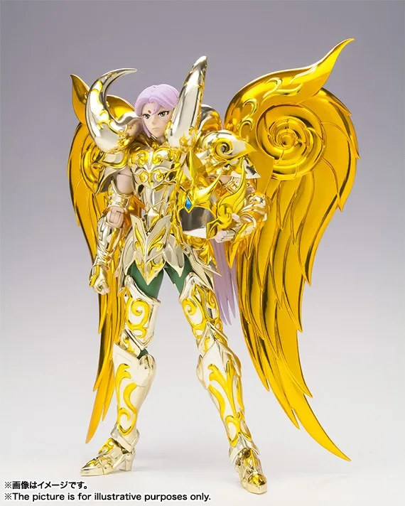 100% оригинал BANDAI Tamashii нация святая Ткань Миф экс фигурка-Aries mu GOD ткань от "ST Seiya"