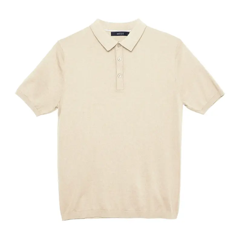 2018 Summer Style Polos Men Sweaters 100% Cotton Knitted Basic Short Pullovers Male Tees Top Plus Size 4XL Muls Brand Breathable-9