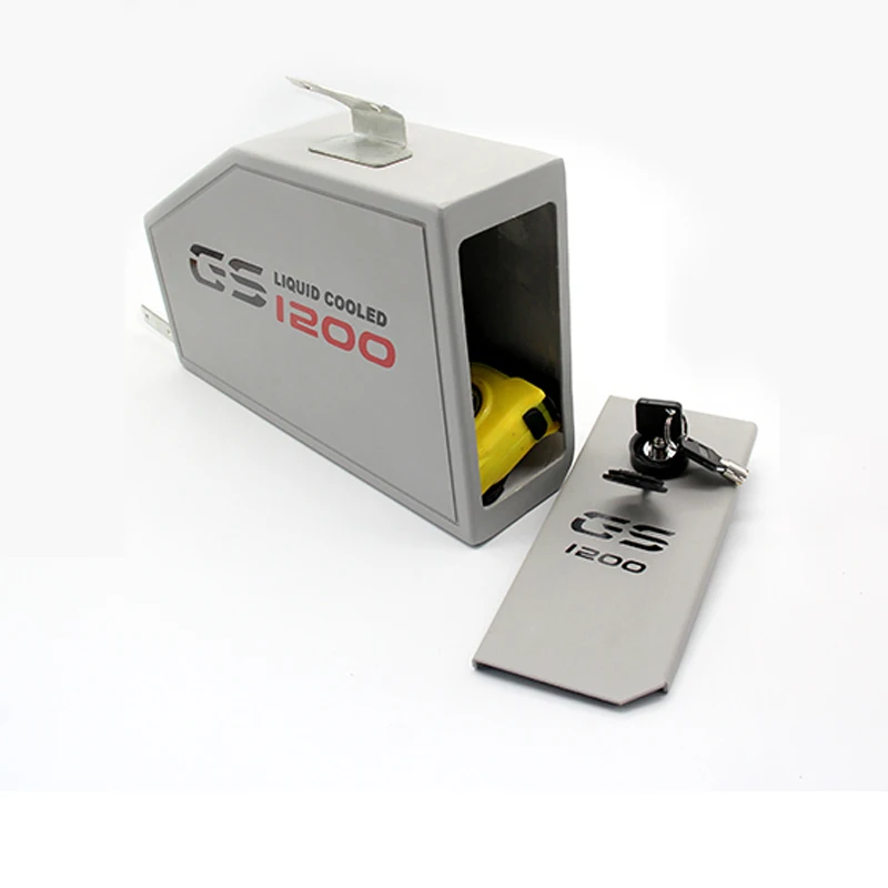 Online Para BMW R1200GS LC Adventure R 1200 GS Caja de Herramientas 2014 2018 caja de aluminio decorativa 5 litros para soporte lateral izquierdo 2013 18