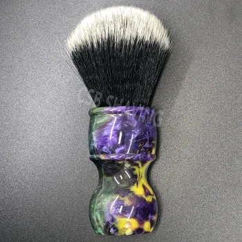 

CSB Knot 24mm Tuxedo Synthetic Hair Shaving Brush Colourful Handle Barber Shop Salon Shave Wet Tool